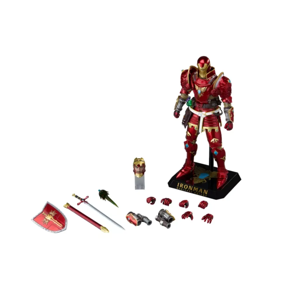 New Disney Store Beast Kingdom Figurine Iron Man Chevalier du Moyen Âge