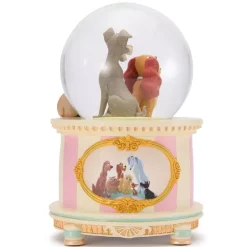 Disney Store Boule à neige La Belle et le Clochard musicale