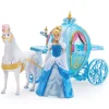 Clearance Disney Store Coffret cadeau Poupée, cheval et carrosse lumineux deluxe, Cendrillon, 30 cm