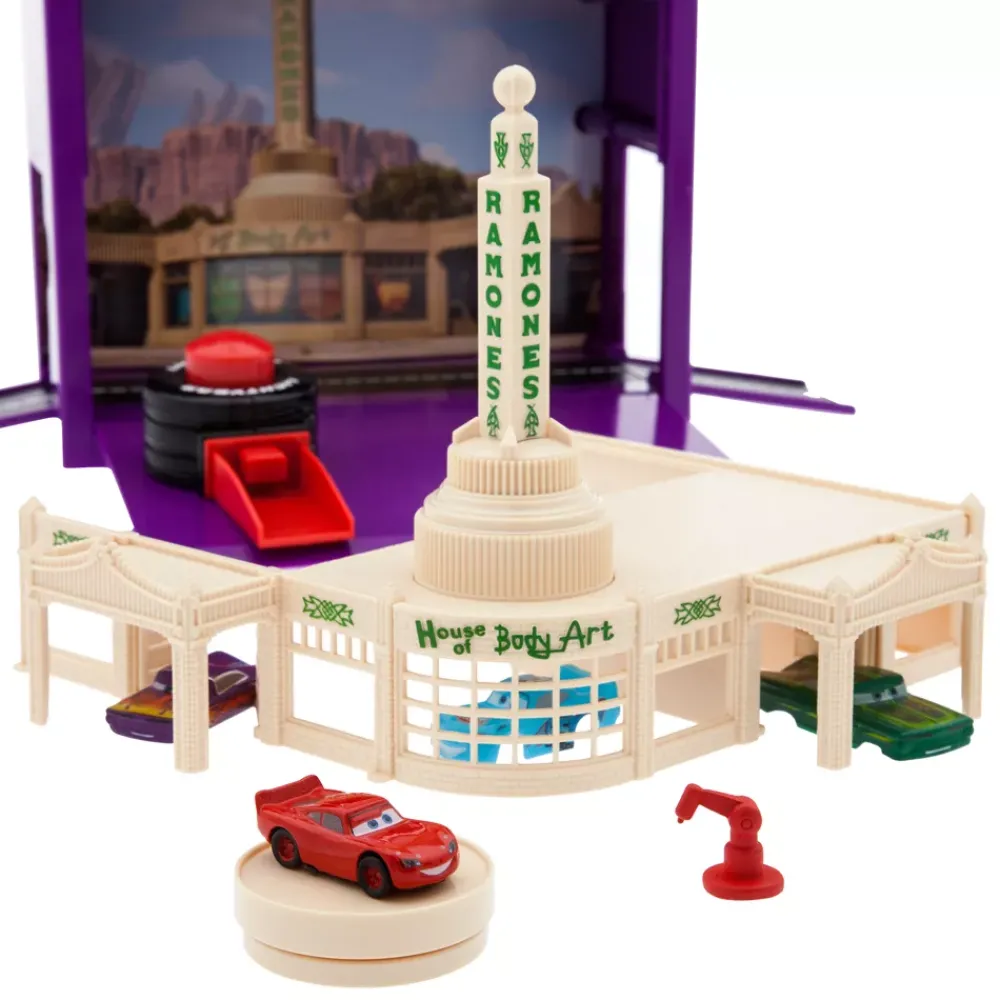Discount Disney Store Coffret de jeu transportable l'Atelier de Romane, Disney Pixar Cars