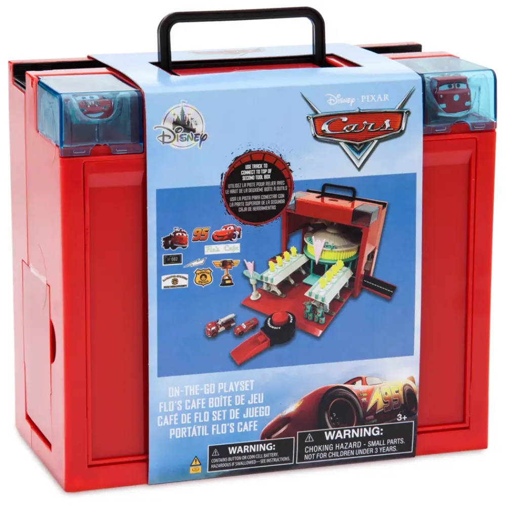Best Disney Store Coffret de jeu transportable Flo's V8 Café, Disney Pixar Cars