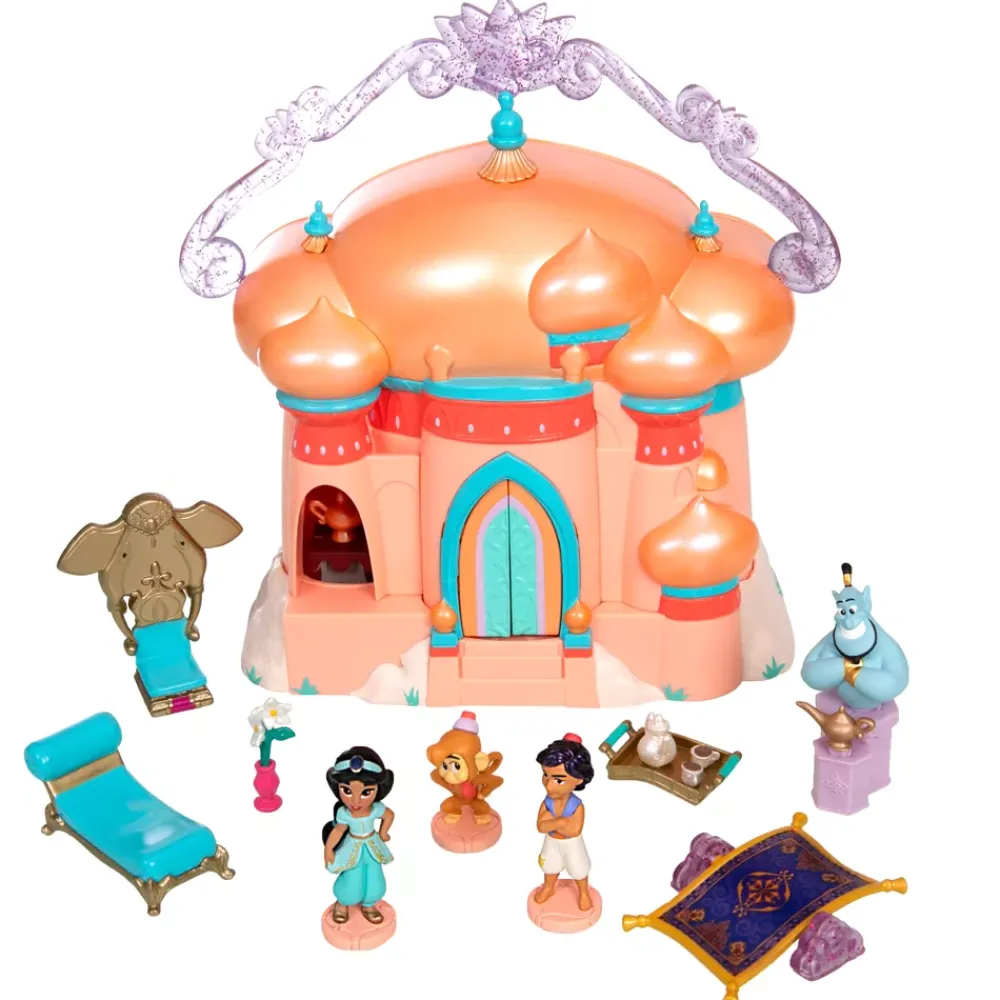 New Disney Store Coffret de mini figurines Palais de Jasmine Once Upon a Story, Aladdin