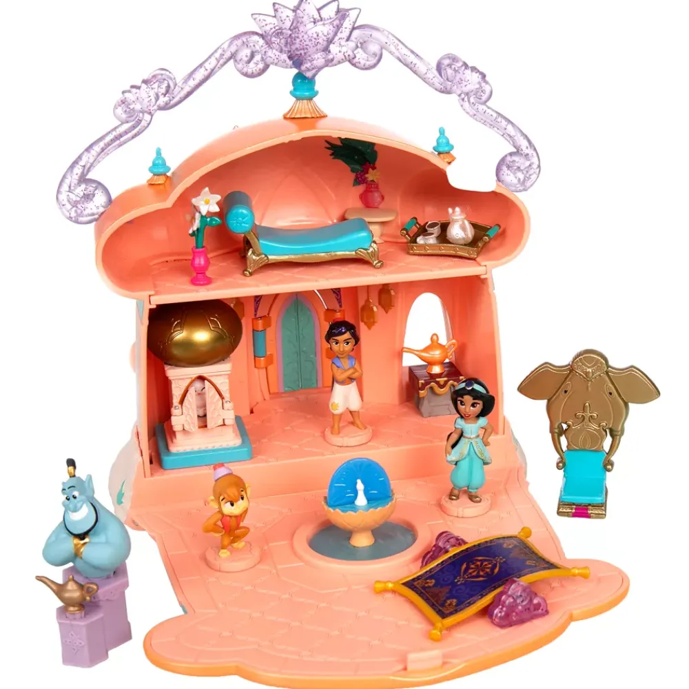 New Disney Store Coffret de mini figurines Palais de Jasmine Once Upon a Story, Aladdin