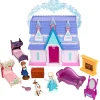 Sale Disney Store Coffret de mini figurines Château d'Arendelle d'Anna et Elsa Once Upon a Story, La Reine des Neiges