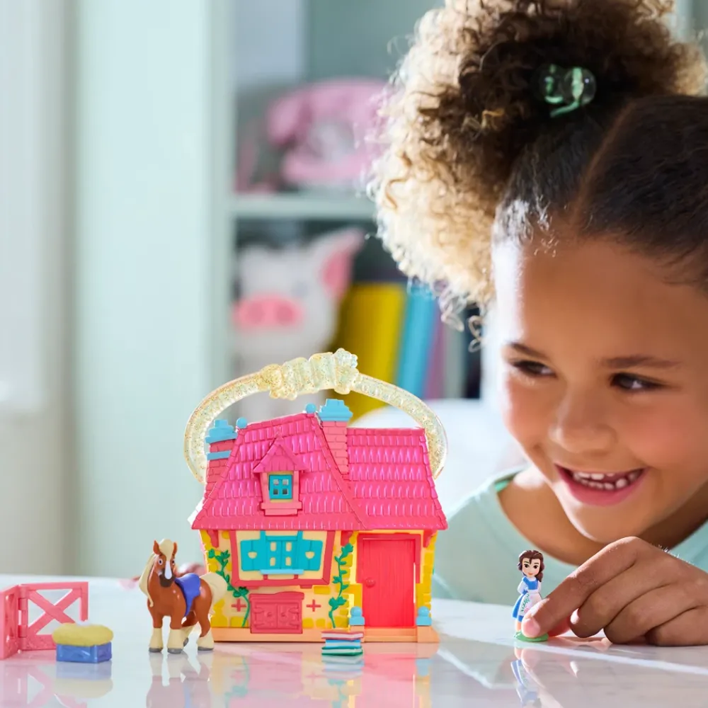 New Disney Store Coffret de mini figurines Maison de Belle Once Upon a Story, La Belle et la Bête