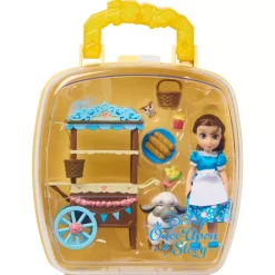 Hot Disney Store Coffret mini poupée Belle 12,5 cm Once Upon a Story, La Belle et la Bête