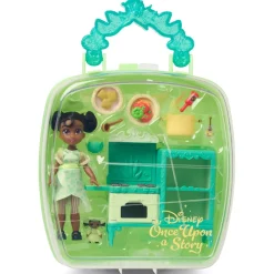 Best Disney Store Coffret mini poupée Tiana Once Upon a Story, La Princesse et la Grenouille
