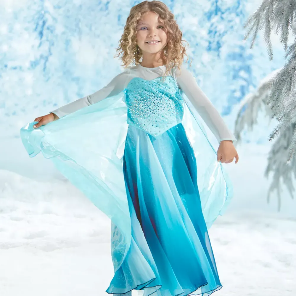 Outlet Disney Store Déguisement Elsa deluxe 10e anniversaire de La Reine des Neiges pour enfants