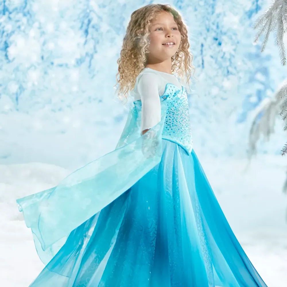 Outlet Disney Store Déguisement Elsa deluxe 10e anniversaire de La Reine des Neiges pour enfants