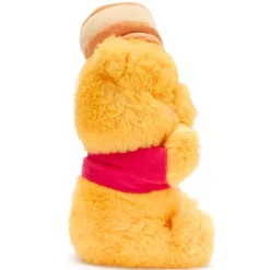 Best Disney Store Japon Peluche Winnie l'Ourson avec pot de miel sur la tête de taille moyenne, 30 cm