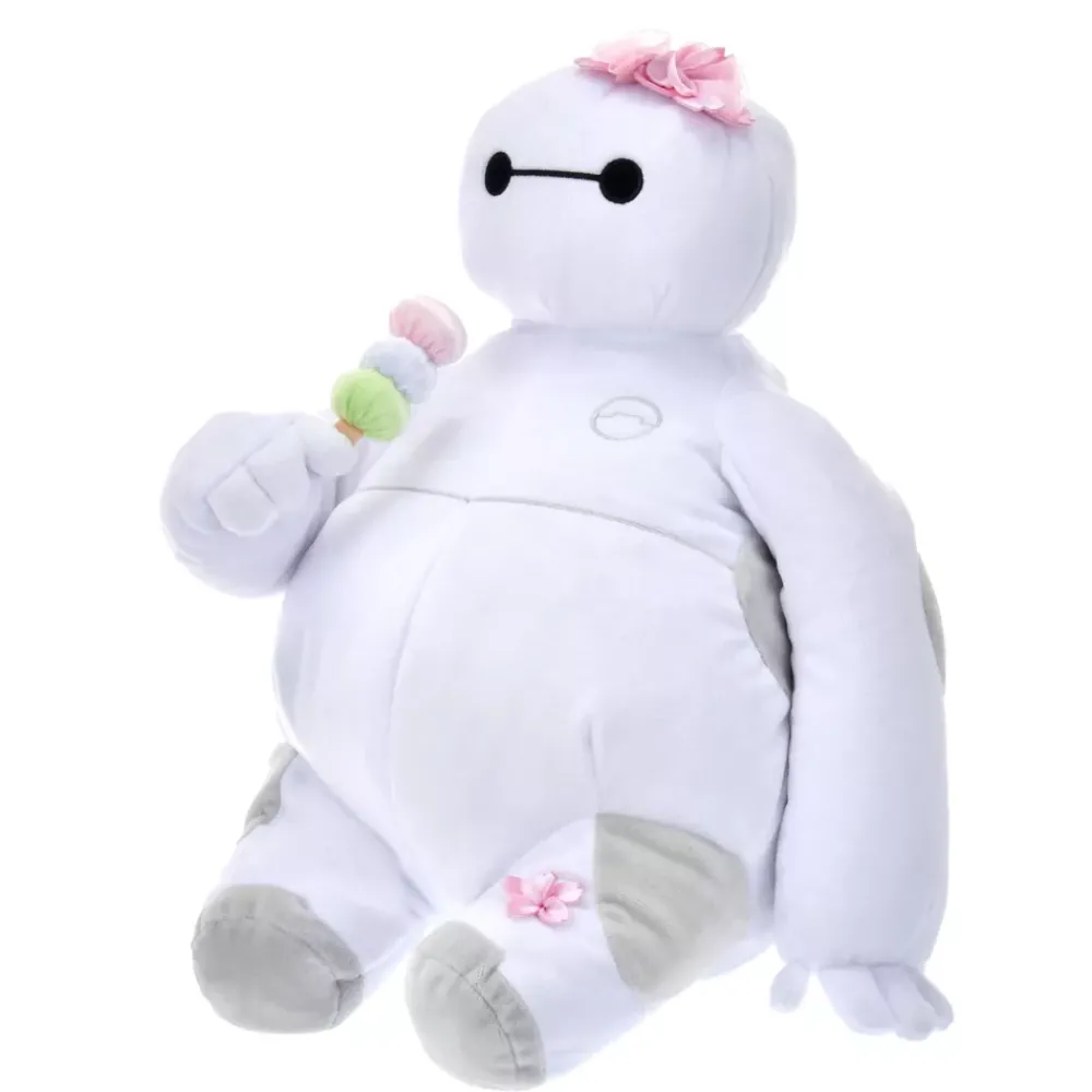 Disney Store Japon Peluche Baymax Sakura de taille moyenne, Les Nouveaux Héros, 34 cm