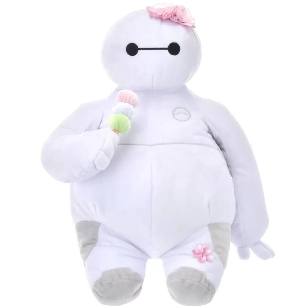 Disney Store Japon Peluche Baymax Sakura de taille moyenne, Les Nouveaux Héros, 34 cm