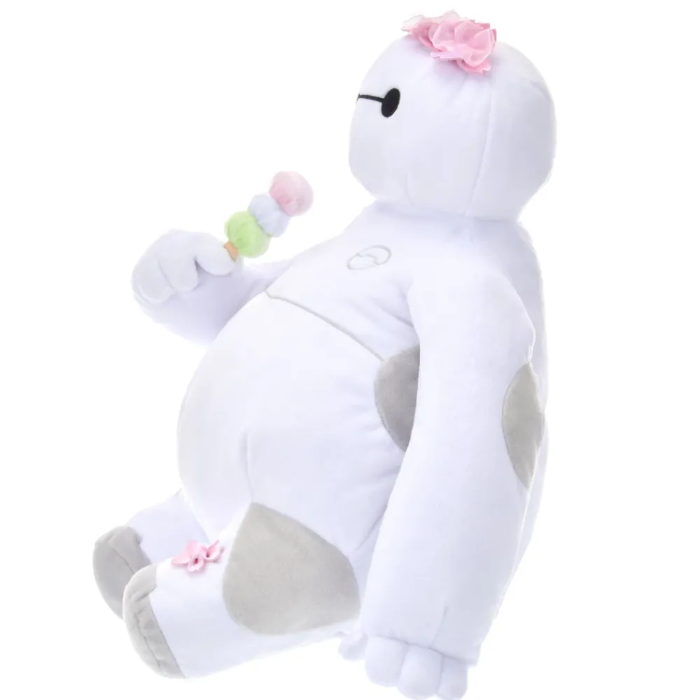 Disney Store Japon Peluche Baymax Sakura de taille moyenne, Les Nouveaux Héros, 34 cm