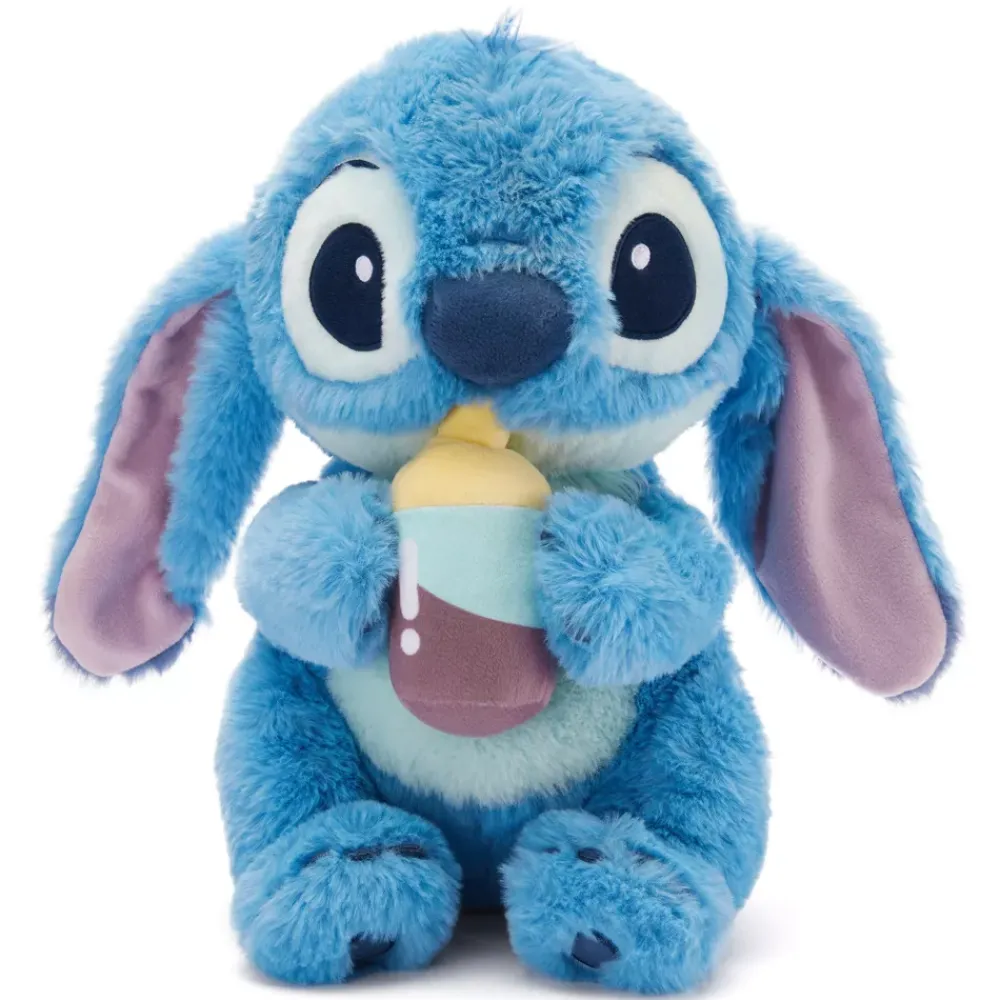 Disney Store Japon Peluche Stitch avec bouteille de taille moyenne, Lilo & Stitch