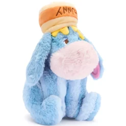Outlet Disney Store Japon Peluche Bourriquet avec pot de miel sur la tête de taille moyenne, Winnie l'Ourson, 29 cm