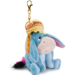 New Disney Store Japon Porte-clés petite peluche Bourriquet avec pot de miel, Winnie l'Ourson, 16 cm