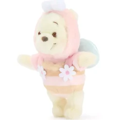 Disney Store Japon Porte-clés petite peluche Winnie l'Ourson en abeille, 18 cm