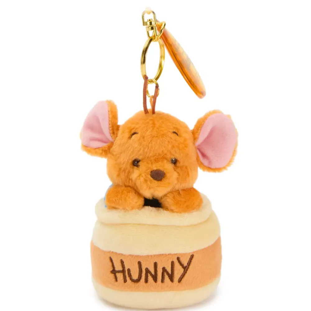 Hot Disney Store Japon Porte-clés petite peluche Petit Gourou dans un pot de miel, Winnie l'Ourson, 14 cm