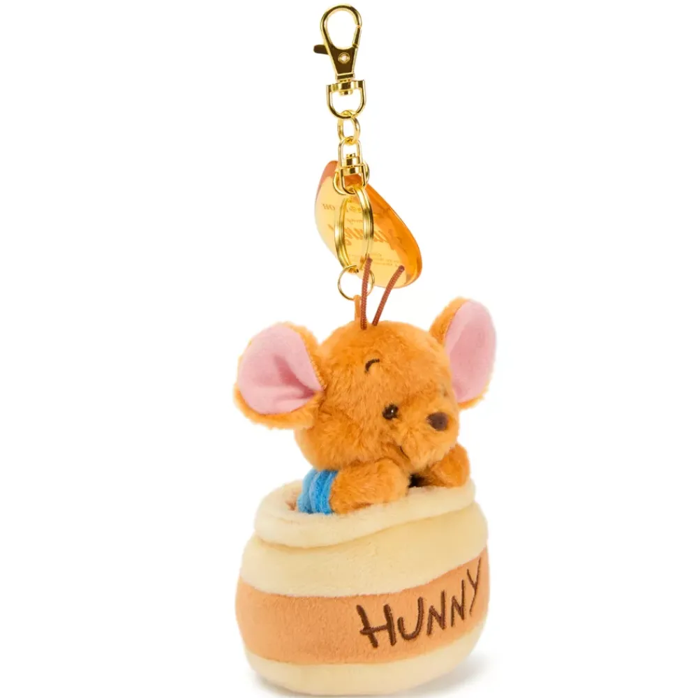 Hot Disney Store Japon Porte-clés petite peluche Petit Gourou dans un pot de miel, Winnie l'Ourson, 14 cm