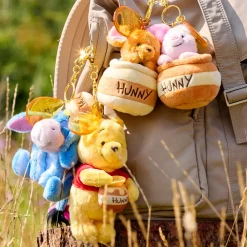 Hot Disney Store Japon Porte-clés petite peluche Petit Gourou dans un pot de miel, Winnie l'Ourson, 14 cm