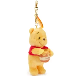Disney Store Japon Porte-clés petite peluche Winnie l'Ourson avec pot de miel, 18 cm