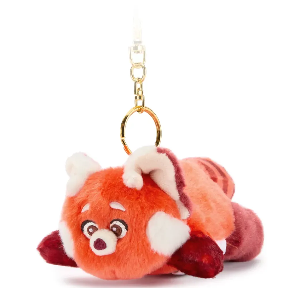 Best Disney Store Japon Porte-clés petite peluche Mei Lee en panda roux, Alerte Rouge, 9 cm environ