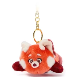 Best Disney Store Japon Porte-clés petite peluche Mei Lee en panda roux, Alerte Rouge, 9 cm environ