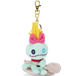Best Disney Store Japon Porte-clés petite peluche Souillon sur un surf, Lilo & Stitch, 14 cm