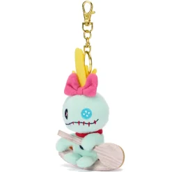 Best Disney Store Japon Porte-clés petite peluche Souillon sur un surf, Lilo & Stitch, 14 cm