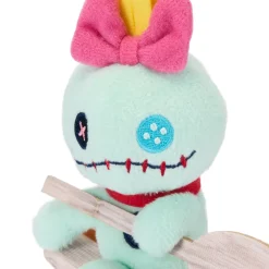 Best Disney Store Japon Porte-clés petite peluche Souillon sur un surf, Lilo & Stitch, 14 cm