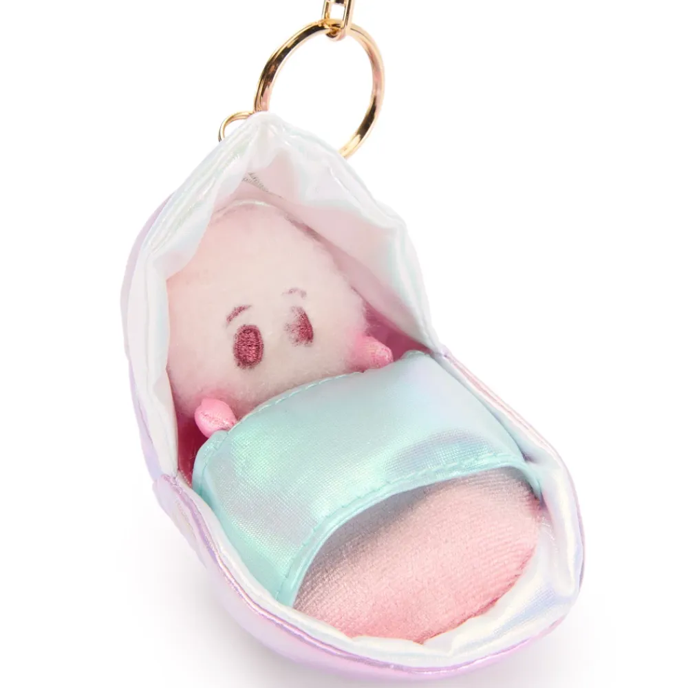 Disney Store Japon Porte-clés peluche Huître endormie Alice au Pays des Merveilles, 13,5 cm