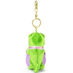 Disney Store Japon Porte-clés petite peluche Pascal avec bouquet, Raiponce – 15,5 cm