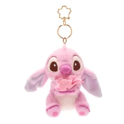 Disney Store Japon Porte-clés petite peluche Stitch Sakura, Lilo & Stitch, 14 cm