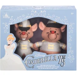Hot Disney Store Ensemble de peluches Jack et Gus, 75e anniversaire de Cendrillon
