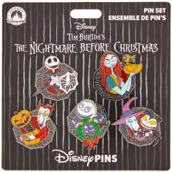 Disney Store Ensemble de pin's L'Étrange Noël de Monsieur Jack de Tim Burton