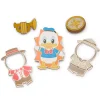 Best Disney Store Ensemble de pin's magnétiques Donald Duck explorateur et joueur de clairon Disney Park Pal Outfits