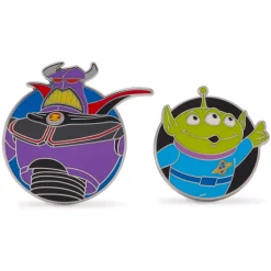 Hot Disney Store Ensemble de pin's Zurg et Alien, Toy Story 2