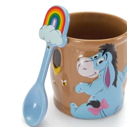 Disney Store Ensemble mug avec cuiller Bourriquet, Winnie l'Ourson