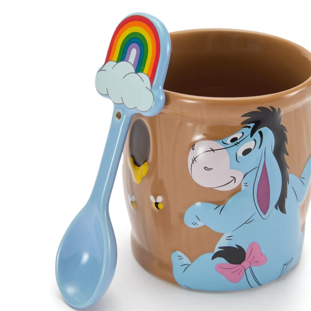 Disney Store Ensemble mug avec cuiller Bourriquet, Winnie l'Ourson