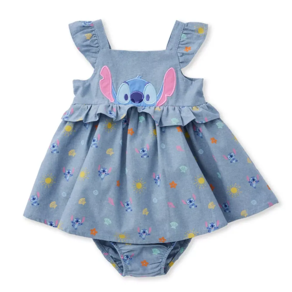 Hot Disney Store Ensemble robe et culotte Stitch pour bébé