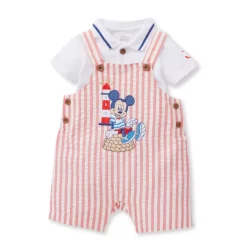 Best Disney Store Ensemble salopette et haut Mickey pour bébé