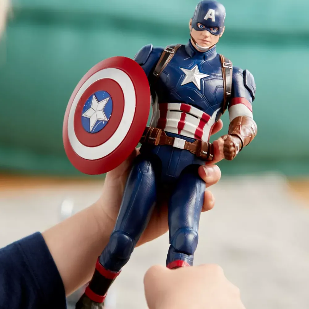 Disney Store Figurine Captain America articulée et parlante - 25 cm