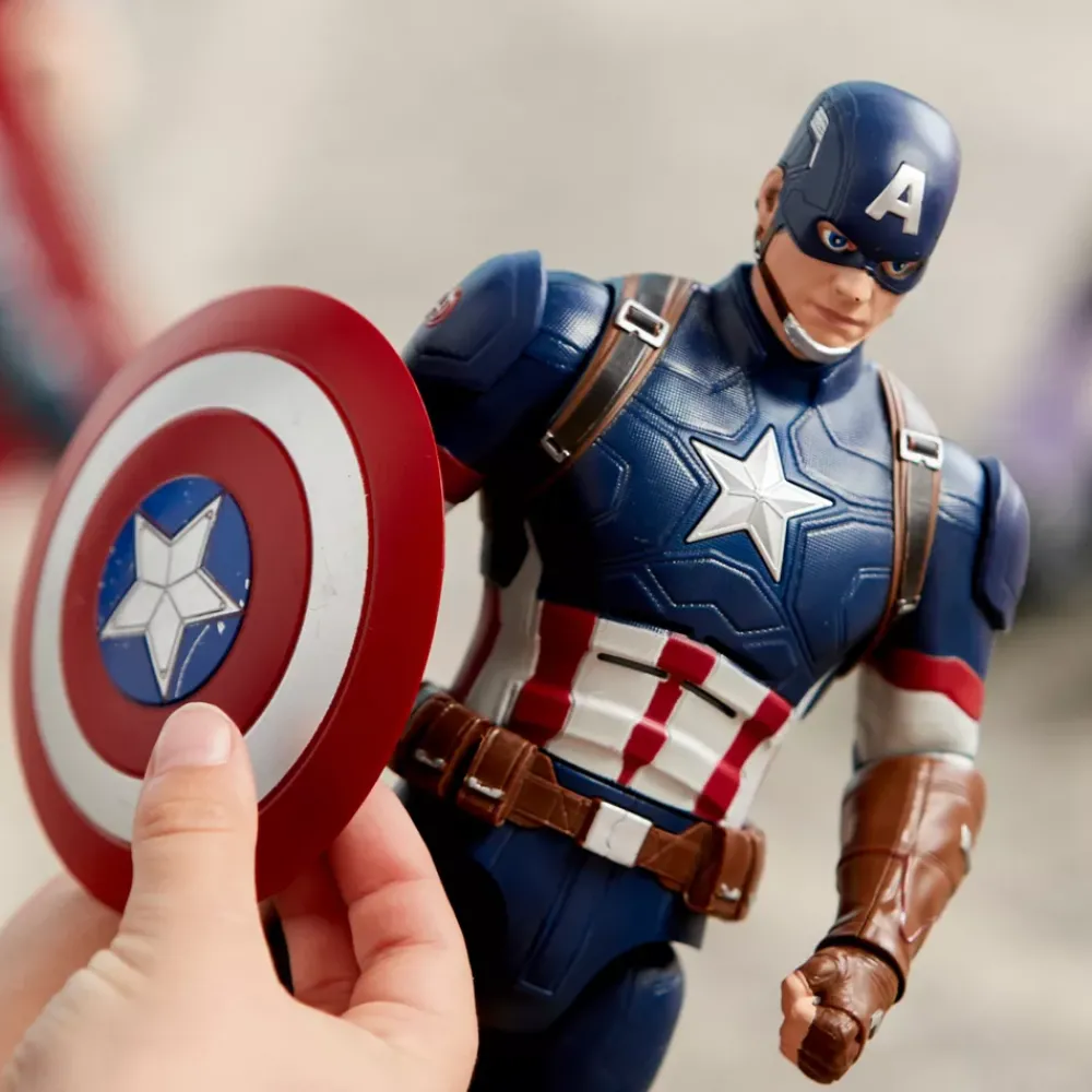 Disney Store Figurine Captain America articulée et parlante - 25 cm
