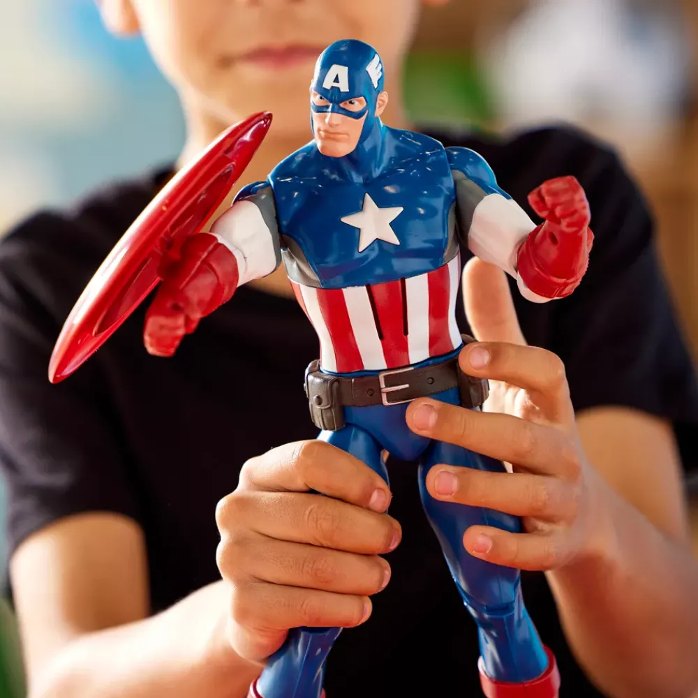 Disney Store Figurine Captain America articulée parlante - 33 cm