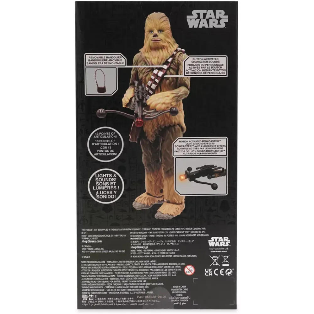 Outlet Disney Store Figurine Chewbacca parlante, Star Wars