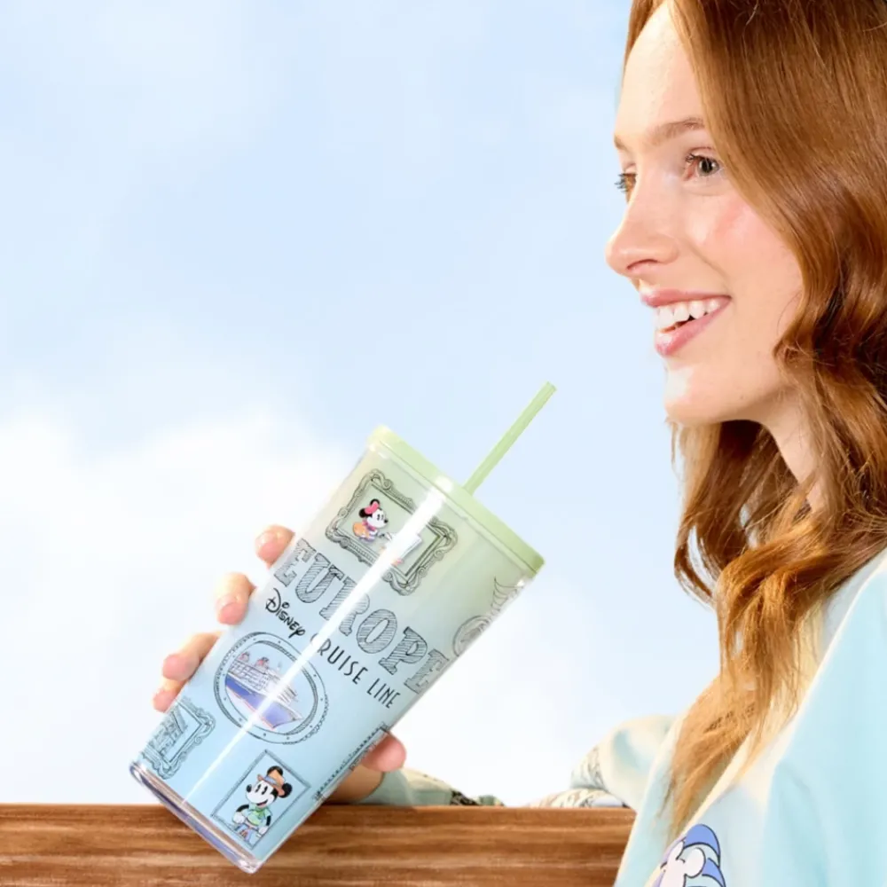 Best Disney Store Gobelet Mickey Mouse et ses amis Disney Cruise Line Europe avec paille