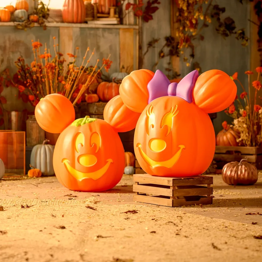 Discount Disney Store Grande citrouille lumineuse Minnie