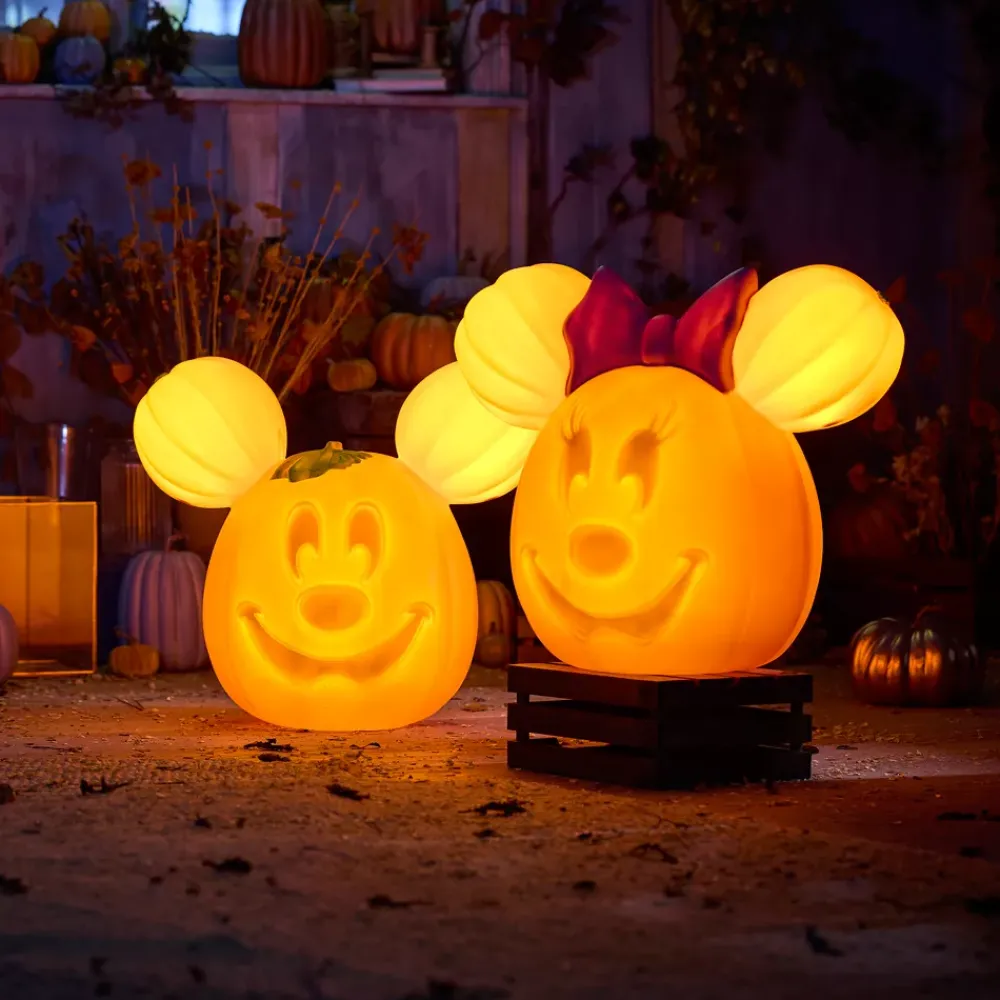 Discount Disney Store Grande citrouille lumineuse Minnie