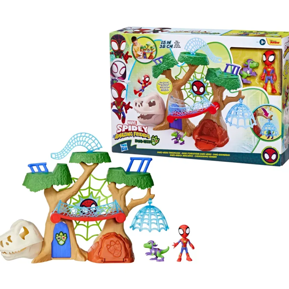Sale Disney Store Hasbro Marvel Cabane Dino-Webs, Spidey et ses amis extraordinaires