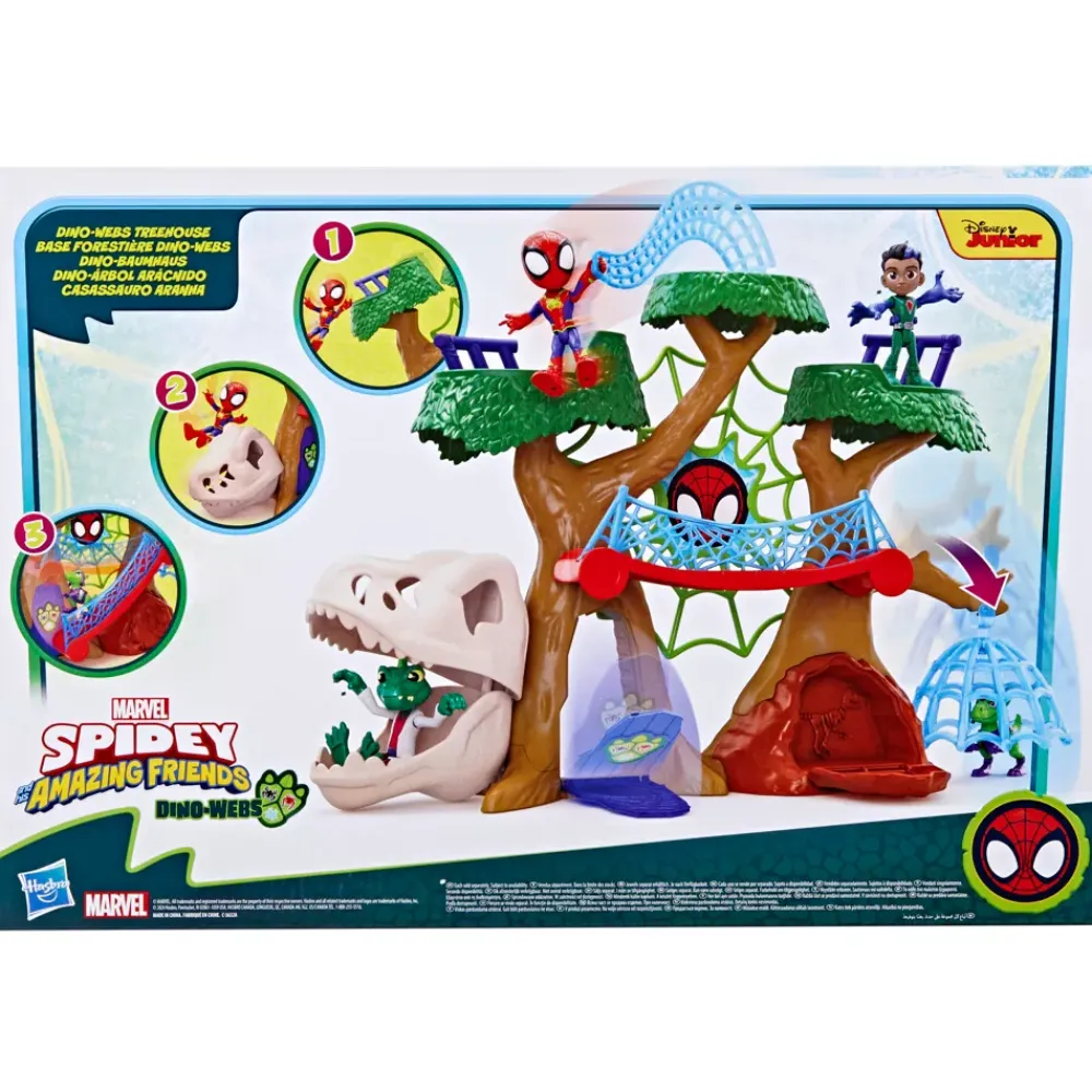Sale Disney Store Hasbro Marvel Cabane Dino-Webs, Spidey et ses amis extraordinaires